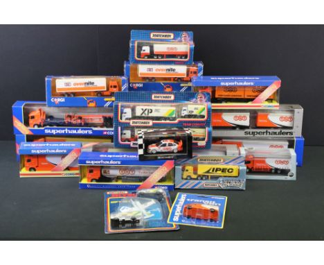 23 Boxed diecast models to include 16 x Corgi TNT (11 x Superhaulers, 4 x Road, 1 x ltd edt CC12111 Renault Premium Step Fram