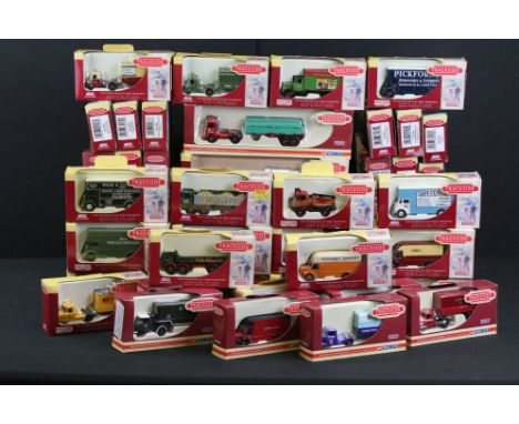 Over 50 boxed Trackside diecast model;s featuring Lledo &amp; Corgi examples, diecast ex, boxes vg overall 