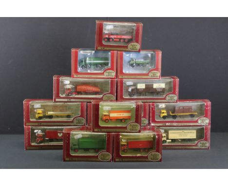 14 Boxed EFE Exclusive First Editions Commerciald diecast models, diecast ex, boxes showing some wear but gd overall 