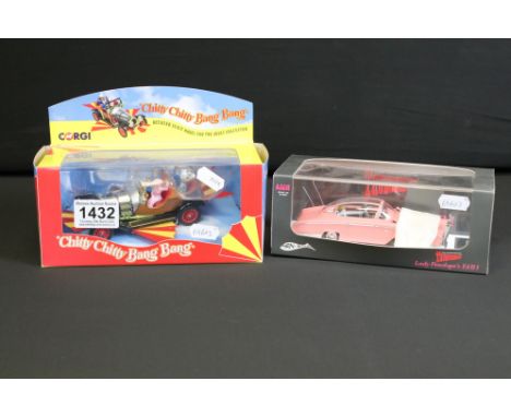 Two boxed TV related diecast models to include HRN Model Thunderbirds 1/43 Lady Penelope's Fab 1 &amp; Corgi Chitty Chitty Ba