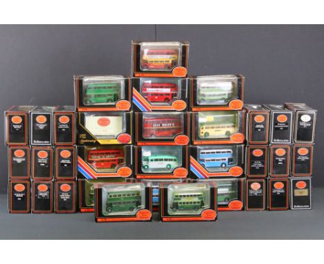 33 Boxed EFE Exclusive First Editions diecast model buses including De-Regulation examples, ex 