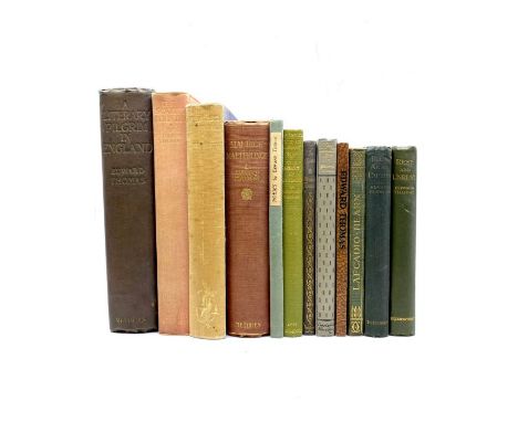 Thomas, Edward. Collection, some first editions, to include Poems, London: Selwyn &amp; Blount, 1917; Rest and Unrest, London
