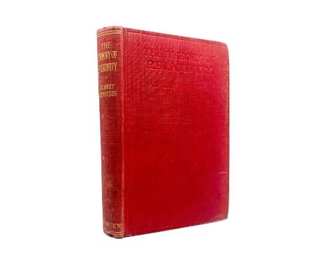 Einstein, Albert. The Theory of Relativity, third English edition, London: Methuen &amp; Co., 1920 [same year as first Englis