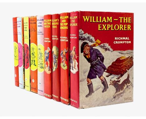 Crompton, Richmal. Collection of four first editions comprising: William the Explorer, 1960; William's Treasure Trove, 1962; 