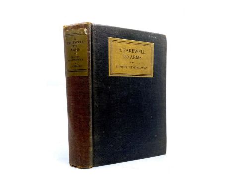 Hemingway, Ernest. A Farewell to Arms, New York: Charles Scribner's Sons, seventh printing, reprinted three times in November