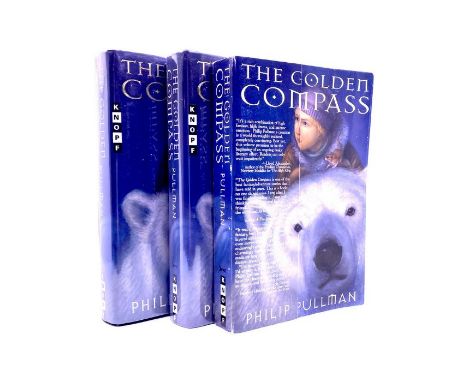 Pullman, Philip. The Golden Compass, two signed US first edition hardbacks, one inscribed, 'For Erik and Tamaradela, with my 