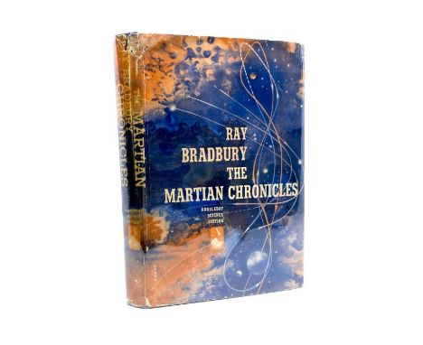 Bradbury, Ray. The Martian Chronicles, first Book Club Edition, signed later by the author on loosely-inserted bookplate stic