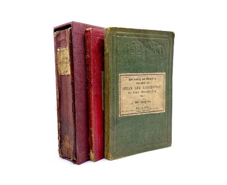 Railway &amp; Engineering Interest. Three works: Elementary Treatise on Steam and Locomotion, by John Sewell, 1852; Rudimenta