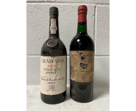 Grahams Vintage Port 1966, 1 bottle, and 1975, 1 bottle (2)