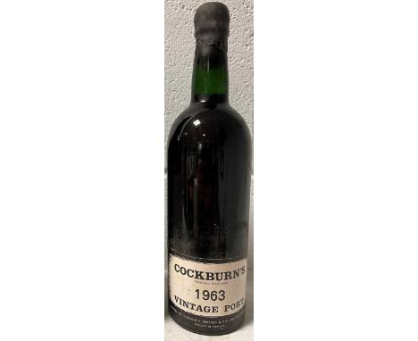 Cockburns Vintage Port 1963, 1 bottle