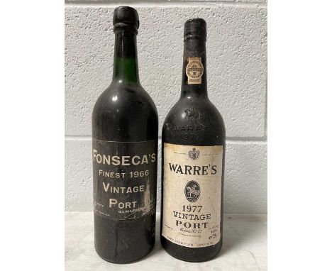 Fonseca Vintage Port 1966, 1 bottle; Warre's Vintage Port 1977, 1 bottle (2)