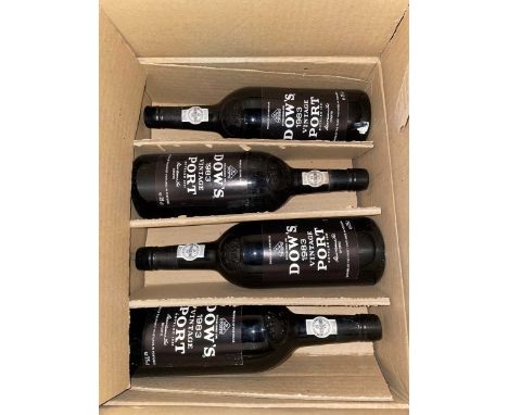 Dow's Vintage Port 1983, 12 bottles in owc, levels base of neck of better, 1 label damaged, 2 labels slightly stained, in owc