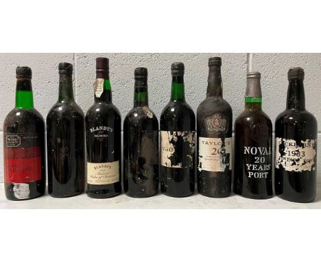 Vintage and other Port. Taylor's 1970, Quinta Da Foz 1970 (Wine Society), Cockburn's 1983, unknown 1966 (top of capsule chipp