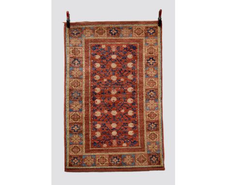 The following four rugs were specially commissioned in recent times in Peshawar, Pakistan and are in 'ready to use' condition
