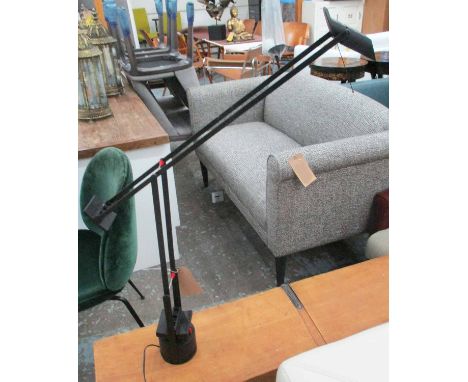 DESK LAMP, Italian by Artimede, adjustable approx 61cm H.