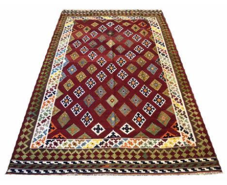 VINTAGE QASHQAI KILIM, 236cm x 150cm. 