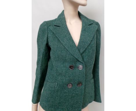 Two 1940's wool skirt suits both made in Dorchester by tailors Harding & Son. Unfortunately both skirts have been unpicked pr