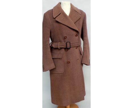 A vintage Crombie overcoat made by Hilliers Ltd. in 1949.  The garment is lined and is in very good overall condition for its