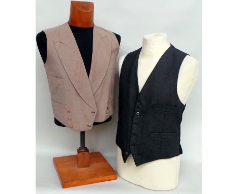 Selection of vintage waistcoats, various styles and colours. Fair condition. (5)