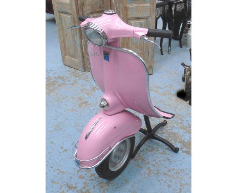 SIDE LIGHT, in the form of a 150cc Vespa front, on stand, 111cm H.