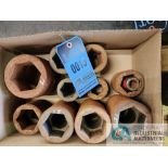 (LOT) 1-1/2" DRIVE IMPACT SOCKETS