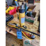 (LOT) ENERPAC HYDRUALIC HAND JACK WITH JACK