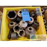 (LOT) 1" - 1-1/2" DRIVE IMPACT SOCKETS