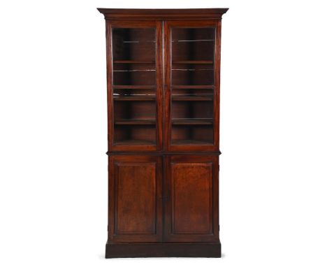 A GEORGE II MAHOGANY BOOKCASE IN 'PEPYS' STYLE, CIRCA 1740 211cm high, 108cm wide, 34cm deepProvenance: Acquired in Dublin in