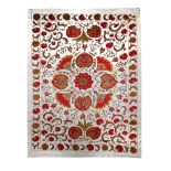 AN UZBEK SUZANI EMBROIDERY PANEL, EARLY 20TH CENTURY