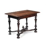 A WALNUT BAROQUE TABLE, DUTCH, SECOND HALF 17TH CENTURY