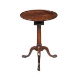 A GEORGE II 'RED WALNUT' TRIPOD TABLE, CIRCA 1740
