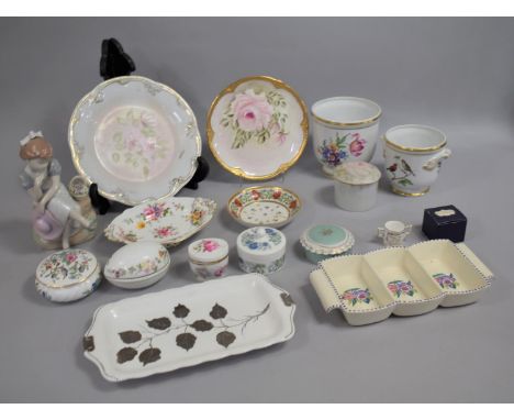 A Collection of Various Ceramics to comprise Three Hand Painted Items, Dated and Signed Sue McKenzie Phillips, Poole Segmente