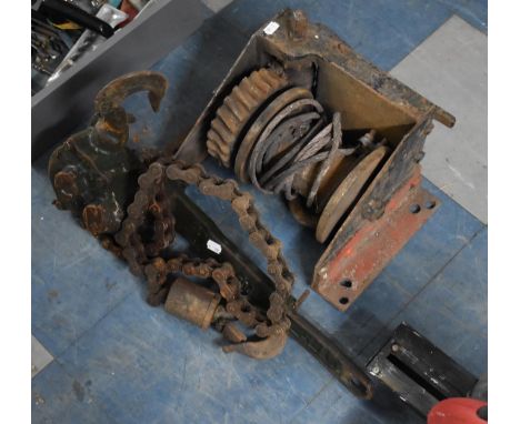 Two Vintage Winches 