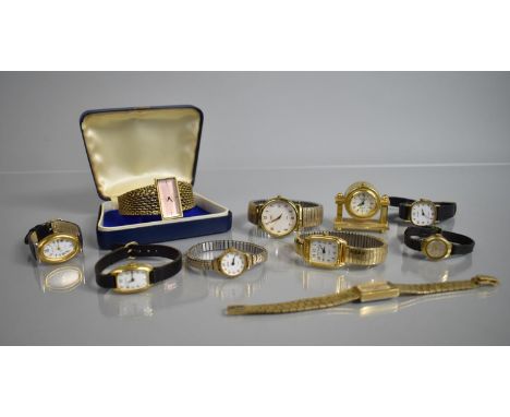 A Collection of Various Ladies Vintage Wrist Watches to include Le Paix, Accurist, Philip Mercier, Timex, Ingersoll Etc toget