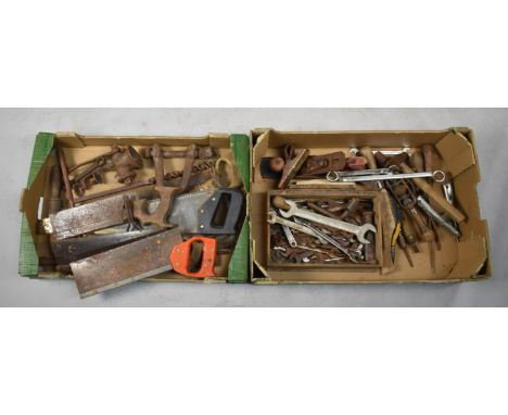 Two Boxes of Vintage Carpenters Tools 