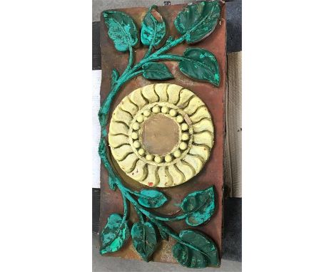 Pair Decorative Large Terracota Brick, Approx Measurements: 25 Inches Length, Width 13 Inches. Photo shows single item but th