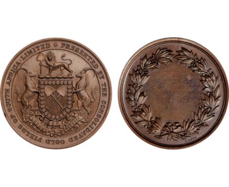 Commemorative Medals, Mining and Industrial Medals, Consolidated Gold Fields of South Africa, specimen award medals (2), in c
