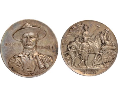 Commemorative Medals, Lieutenant General Robert Stephenson Smyth Baden-Powell (1857-1941), the Defence of Mafeking, silver po