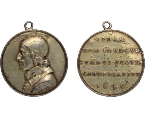 Commemorative Medals, John Campbell, Earl of Loudon (1598-1663), gilt-silver portrait medal, 1645, by Abraham Simon, signed A