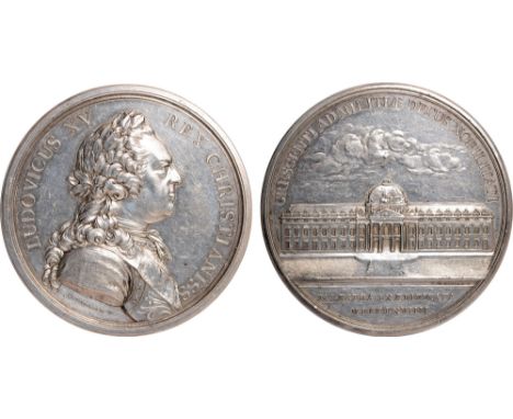Commemorative Medals, France, Louis XV (1710-1715-1774), Foundation of the Military Academy in Paris [l’École Militaire de Pa
