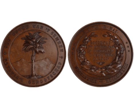 Commemorative Medals, Netherlands, Dutch East Indies, the Royal Batavian Society of Arts and Science, Centenary, copper medal