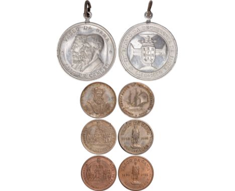 Commemorative Medals, Portugal, Vasco da Gama (c. 1460s–1524), 400th anniversary of his voyage to India and around the Cape o