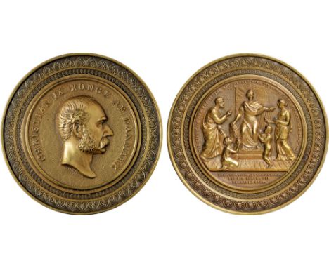 Commemorative Medals, Denmark, Christian IX (1818-1863-1907), the Citizens Patriotic Movement, 1885-1891 (for the defence tax