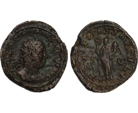 Ancient Coins, Roman Empire, Trajan Decius (AD 249-251), double sestertius, IMP C M Q TRAIANVS DECIVS AVG, rad. and cuir. bus