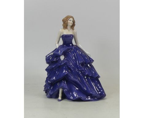 Royal Worcester lady figure Laura, figure of the year 2005, with cert.