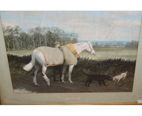 Framed Print 'Sunday Morning' (Some Foxing) - 56cm h x 67cm w (Including Frame)