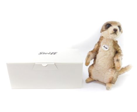 A Steiff Meerkat Mungo, boxed, 30cm H.