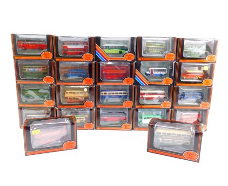 Gilbow die cast models of buses and coaches, Exclusive First Editions, scale 1:76, boxed. (22)