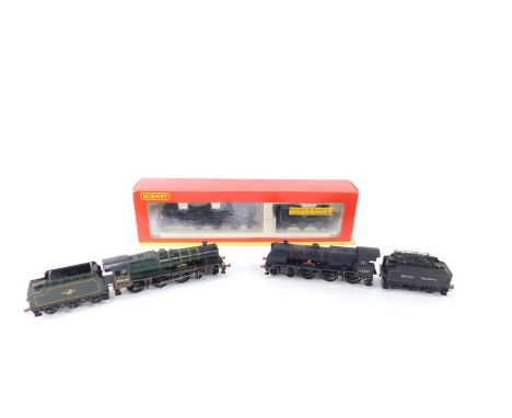 A Hornby 00 gauge locomotive Royal Tank Corp, 4-6-0, 45507., Bachmann Jubilee Class locomotive North Borneo, BR green livery,