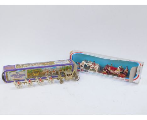 A Corgi die cast model of The 1902 State Landau - The Queen's Silver Jubilee 1977, together with a Crescent Model of The Roya